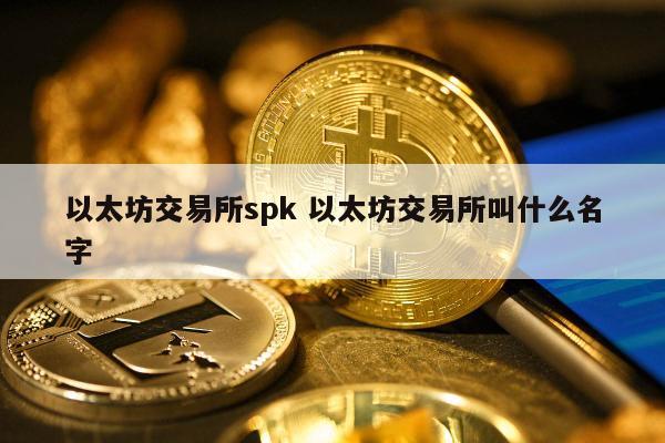 以太坊交易所spk 以太坊交易所叫什么名字