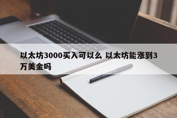 以太坊3000买入可以么 以太坊能涨到3万美金吗